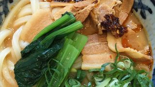 フードコート内のうどん屋さん