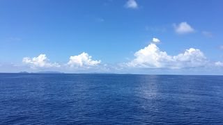 のびりとした船の旅