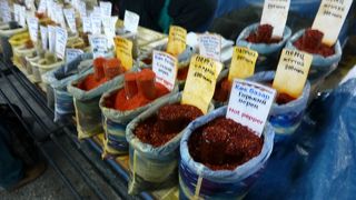 中央アジアらしいマーケット