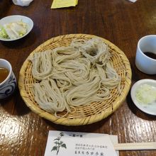 ざるそば大盛り