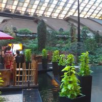 館内ながらも和の趣を見せられます。