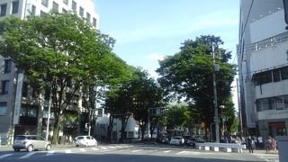 前橋駅北口から中心市街地へ向かう通り