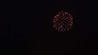 灯籠流し＋花火大会