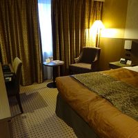 シングルでもかなり大きなベッドが入っています。