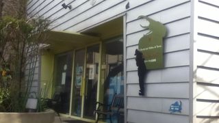 千駄木駅北西の住宅地にある