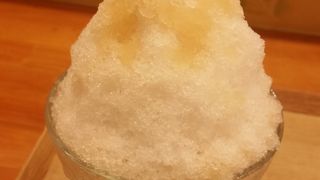 丁寧な仕事のパンケーキやカキ氷