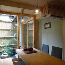 坪庭もあります