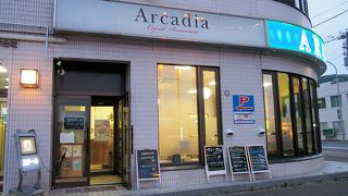 網走駅横にあるレストラン