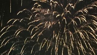 花火大会で
