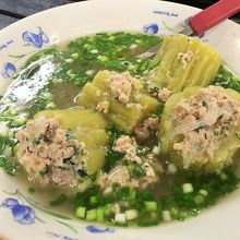 ゴーヤの肉詰め