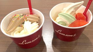 自分好みのアイスが作れます