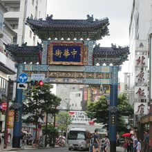 山下公園側から見ました