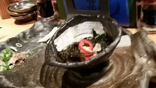 最近流行りの裏なんば。。オヤジにやさしい魚介系