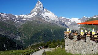 手ごろなマッターホルンの展望台。