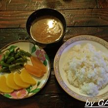 頼めば和食も可能です