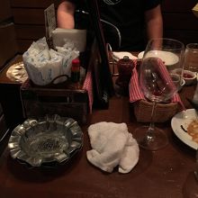 テーブルの様子