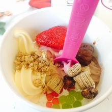 タピオカみたいなトッピングは、いくらみたいにプチプチしました