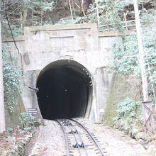長峰トンネル（118m）入口