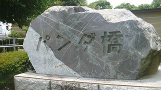 上野公園の入り口になる橋
