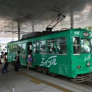 在来線と新幹線から乗り継げる