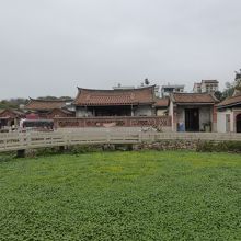 閩南式の伝統家屋がそのまま残って。