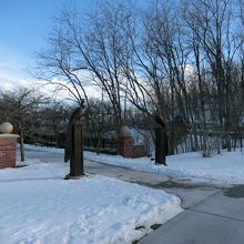 自然の鳥とか、動物とかもいました。