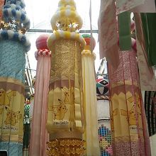 ポケモン（ピカチュウ）の七夕飾り