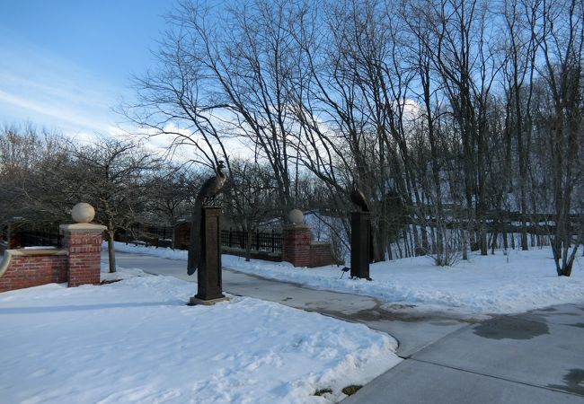 富士山もある、素敵な庭園