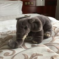 ホテルマスコットの象のぬいぐるみ（有料です）