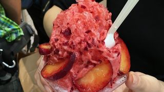 フルーツかき氷が最高