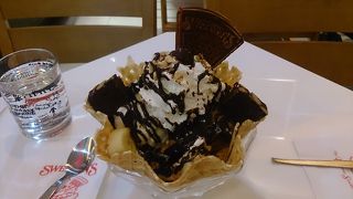 タートルビレッジ１階のアイス屋さん。