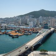 釜山市街地と影島を結ぶ橋