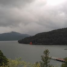 晴れていれば中央に富士山