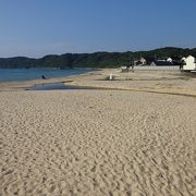 鳴き砂の浜