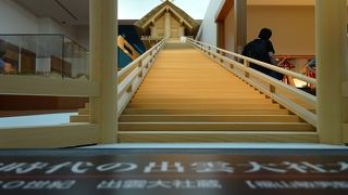 昔の出雲大社の模型は圧巻です。