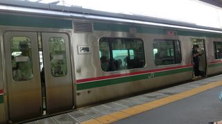 ドアはボタンで開ける