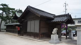 背後には中海がもうすぐそこ