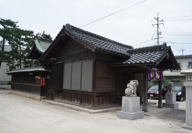 背後には中海がもうすぐそこ