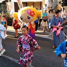 ご当地キャラ・水戸ちゃんも参加