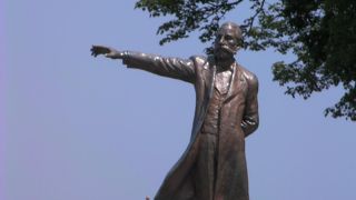 写真とるのに行列