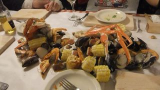 豪快なシーフード