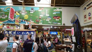 函館朝市の名物スポット