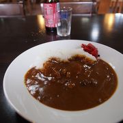 湯上りにビール、そしてカレー