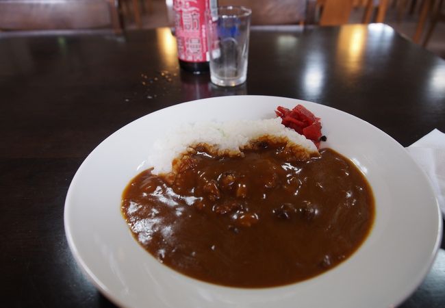 湯上りにビール、そしてカレー