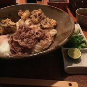 大阪駅前ビルの地下にあるうどん屋