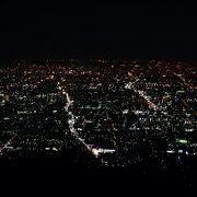 大阪平野を一望する夜景スポット