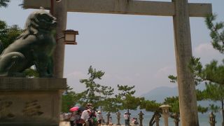 暑い暑い、弥山登山