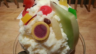 暑い日のシロクマが美味しかった。