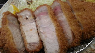 上ロースかつが美味しかった。