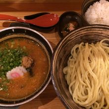 めんたい煮込みつけ麺セット1590円！